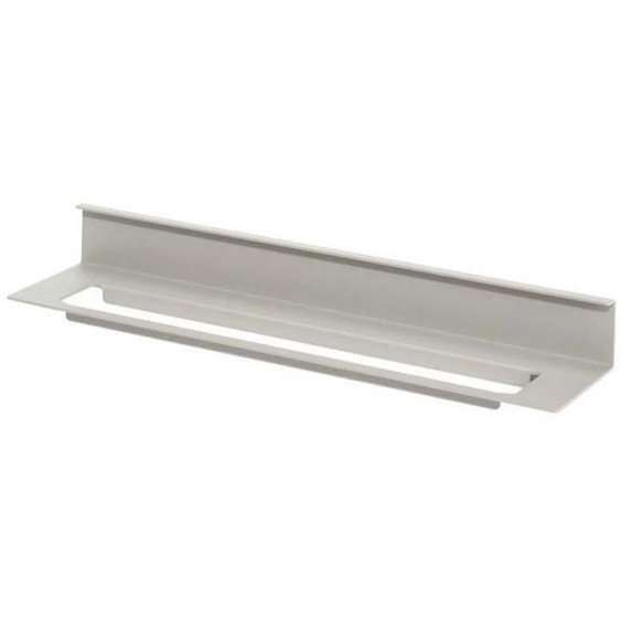 Porte torchon inférieur mosaiq - Matériau : Aluminium - Hauteur : 46 mm - Profondeur : 77 mm - Décor : Gris titane - Largeur : 350