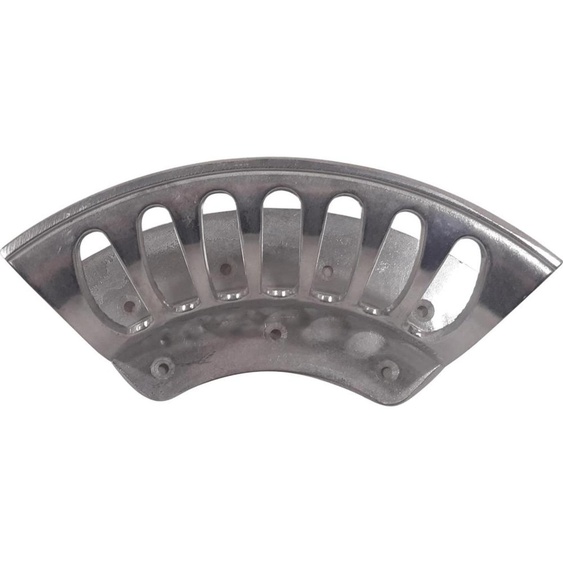 Porte-tuyau mural forme B alu grand L350xP136mm