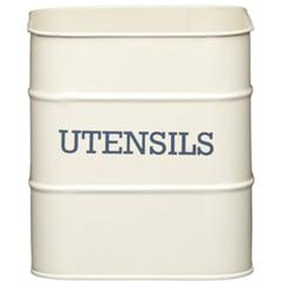 Porte-ustensiles de cuisine écru 33 x 25 cm