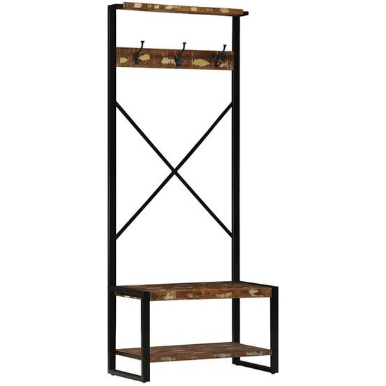 Porte-vêtements multicolore 80x40x190 cm