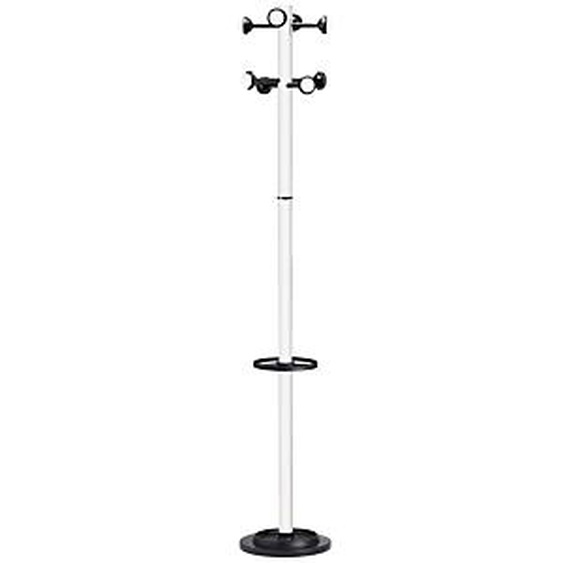 Portemanteau Accueil UNILUX - 8 patères - Blanc