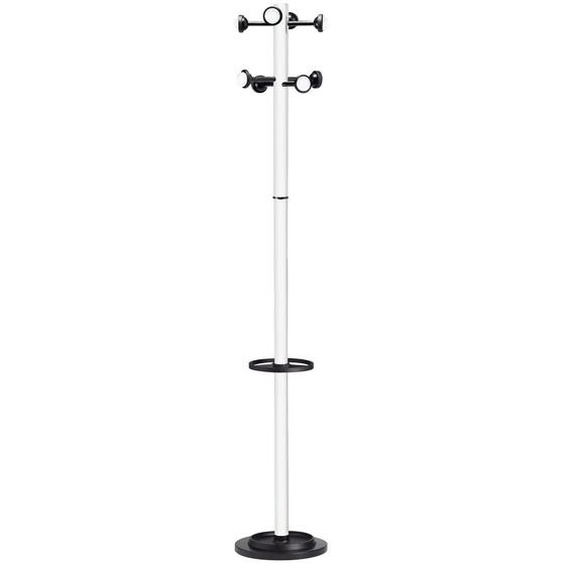 Portemanteau Accueil UNILUX - 8 patères - Blanc