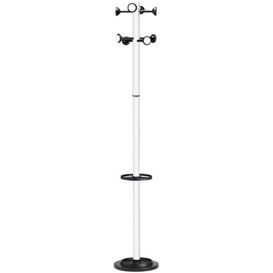 Portemanteau Accueil UNILUX - 8 patères - Blanc