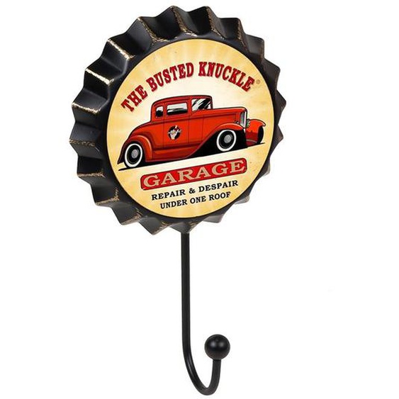 Portemanteau Patère mur Vintage placage bouteille GARAGE Retro 110x190MM