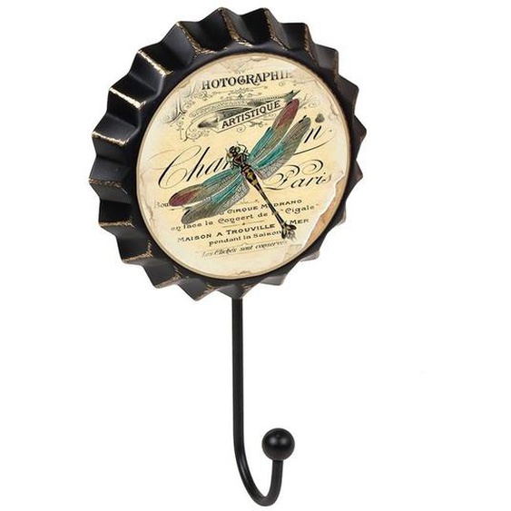 Portemanteau Patère mur Vintage placage bouteille libellule Retro 110x190MM