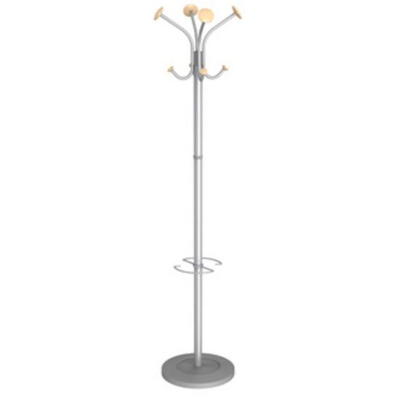 Portemanteau VIENA, (H)1.770 mm, gris argenté