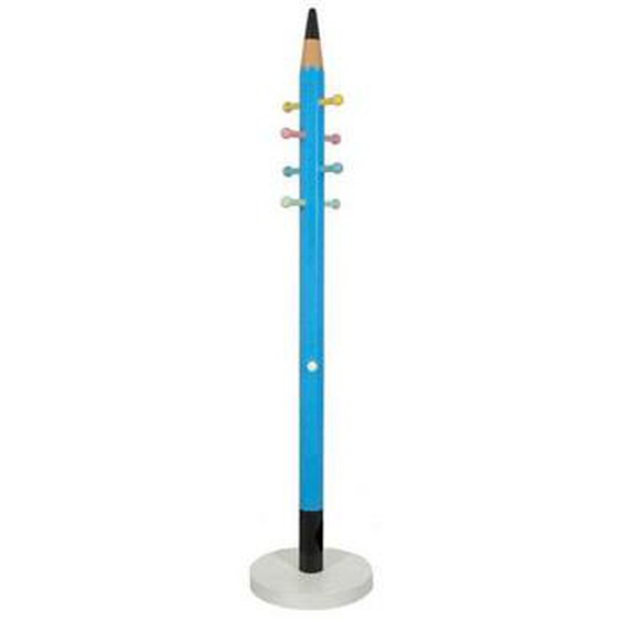 Portemanteaux enfant Bleu/Métal - KIDI - L 38 x l 38 x H 178