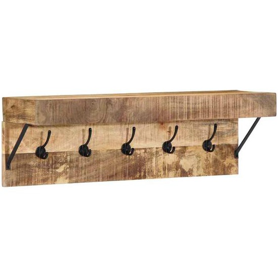 Porte-manteau Marron 73 x 19 x 23 cm Bois de manguier massif