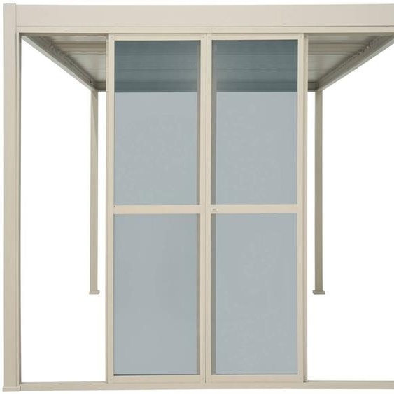 Portes coulissantes EVORA Argile Pour Côté 3 m - 2,7 x 2,3 Aluminium traité époxy Hespéride