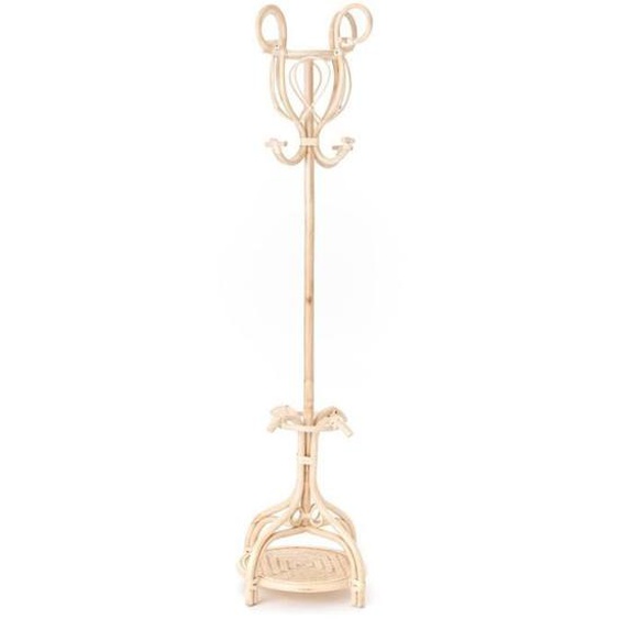 Porte-manteaux Perroquet en rotin - AMADEUS - 55 Beige - Classique - Intemporel