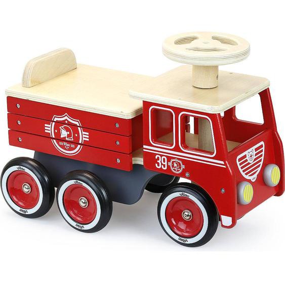 Porteur Camion De Pompier Rouge