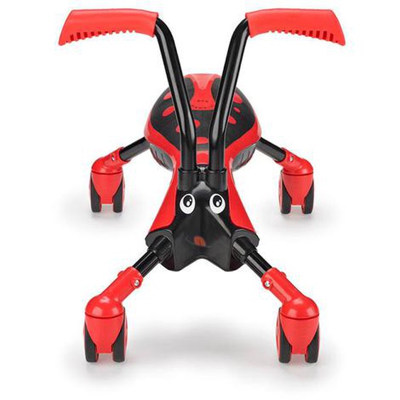 Porteur Enfant Pliable 4 Roues Scramblebug Beetle Métal Noir - Rouge