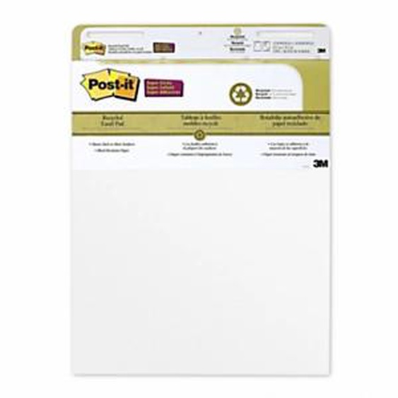 Post-it Recharge chevalet Super Sticky 559RP papier blanc - L.63,5 x H.77,5 cm - Bloc de 30 feuilles - Lot de 2