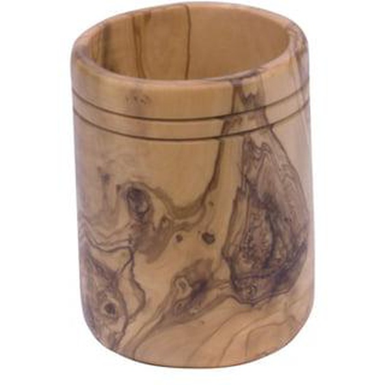 Pot à couverts bois olivier Ø11 x 15 cm