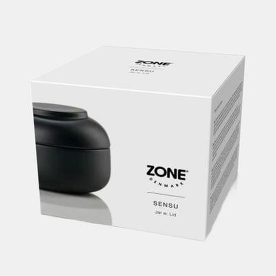 Pot avec couvercle Sensu - noir -10 x 7,5 cm
