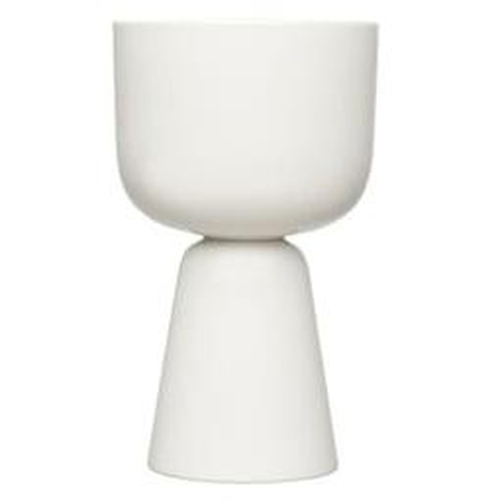 Pot de fleur Nappula - blanc - 26 x 15,5 cm