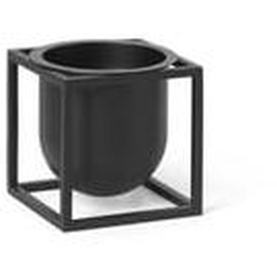 Pot de fleurs Kubus  - noir - 10 cm