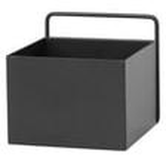 Pot de fleurs Wall Box - carré - noir