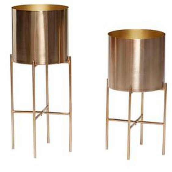 Pots Airy  en fer , set de 2