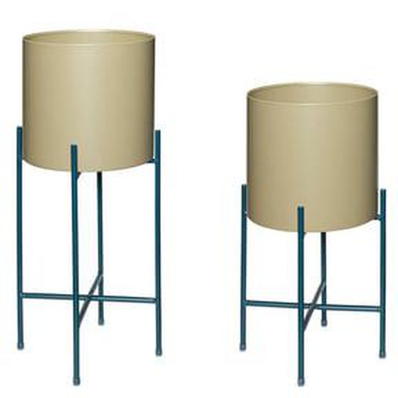 Pots Airy  en fer , set de 2