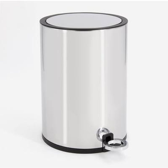 Poubelle à pédale inox brillant 3l - Step