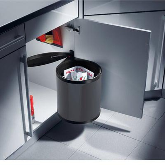 Poubelle encastrable sous évier 15L Hailo AS Mono
