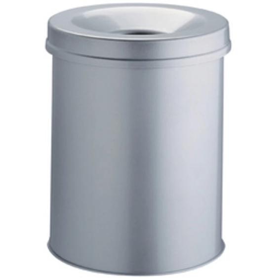Poubelle SAFE, rond, 30 litres, gris