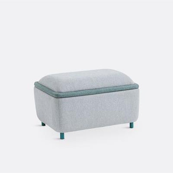 Pouf 3en1 assise, rangement et table basse, Jimba
