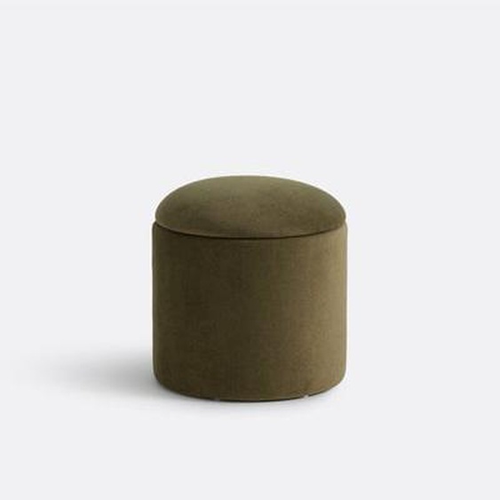 Pouf avec coffre, velours, Timour
