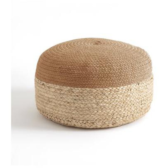 Pouf bicolore jute Popayan