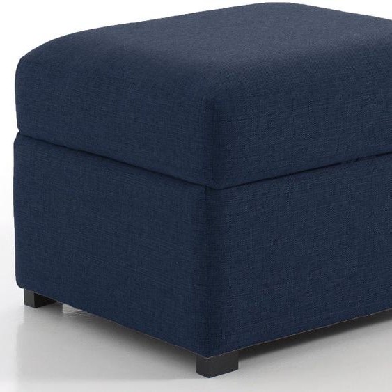 Pouf carré, Bleu marine
