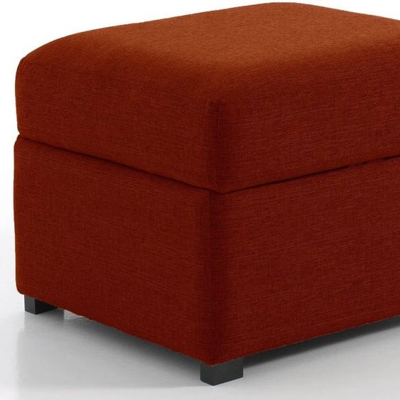 Pouf carré, Rouille