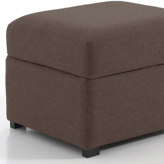 Pouf carré, Taupe