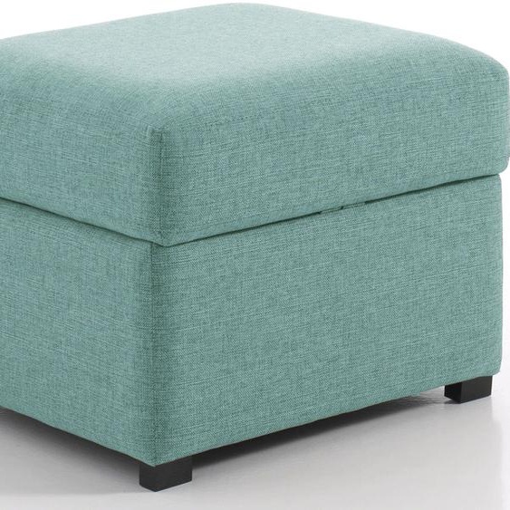 Pouf carré, Vert deau