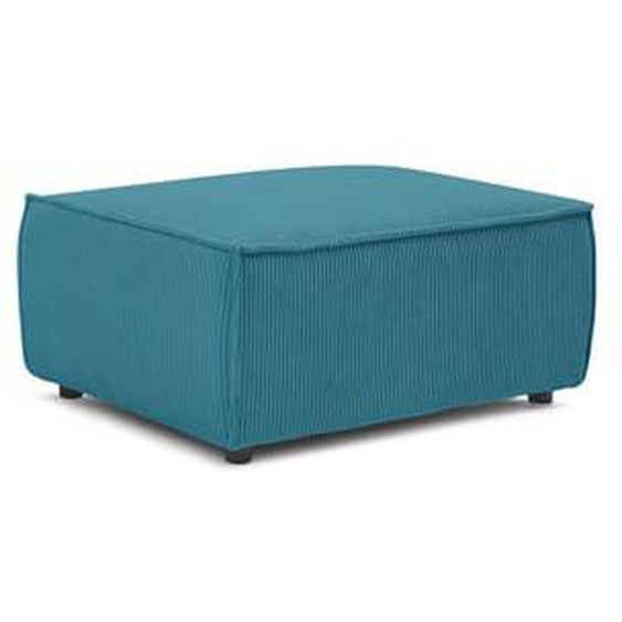 Pouf compact NIHAD velours côtelé