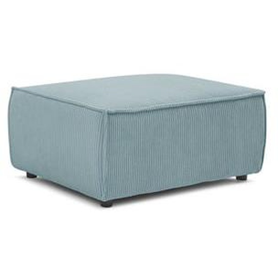 Pouf compact NIHAD velours côtelé