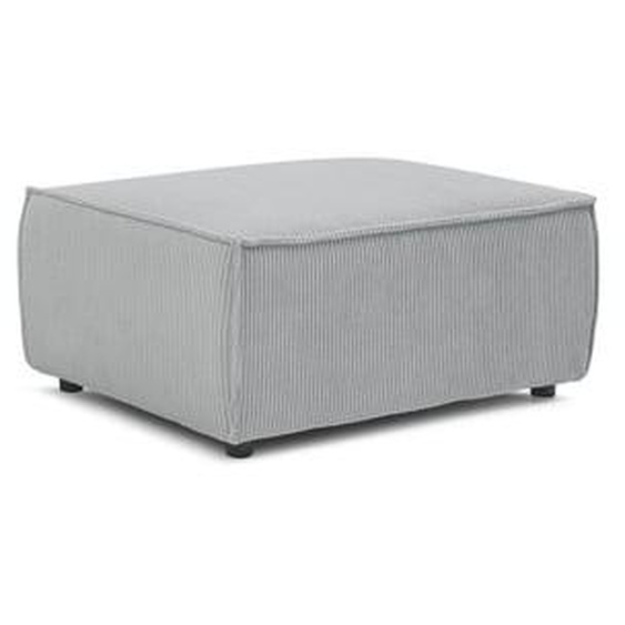 Pouf compact NIHAD velours côtelé