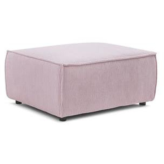 Pouf compact NIHAD velours côtelé