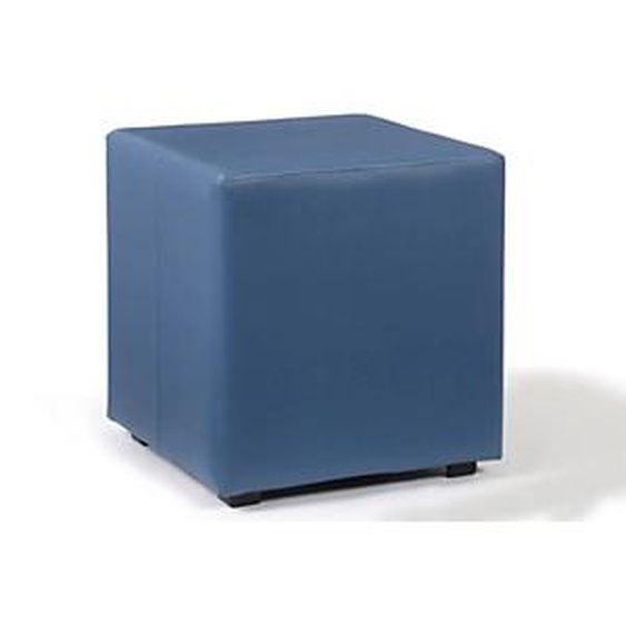 Pouf daccueil FLYN, cubique PVC Bleu