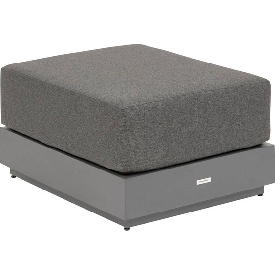 Pouf de jardin ALLURE Graphite   Gris foncé Aluminium traité époxy, Oléfine Hespéride