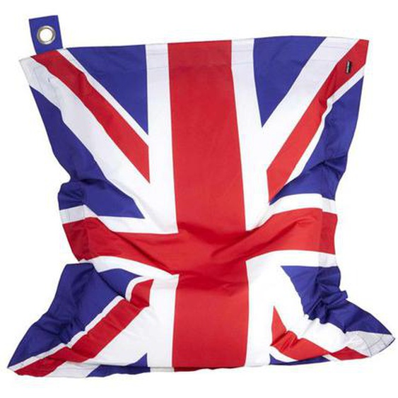 Pouf de jardin xxl polyester drapeau uk 180 x 145 cm