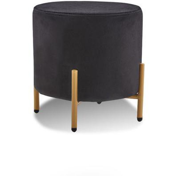 Pouf design noir - Thalie