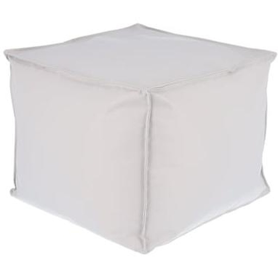 Pouf dextérieur Gwen  - gris clair