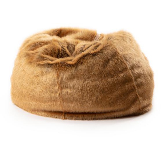 Pouf en peluche Lièvre Brun Lewis avec remplissage