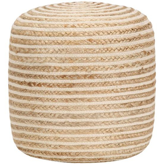 Pouf fait à la main 40 x 45 cm Jute
