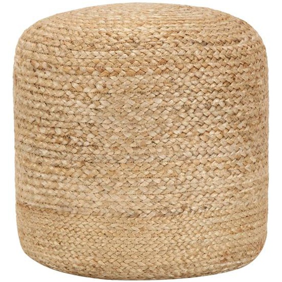 Pouf fait à la main 40 x 45 cm Jute