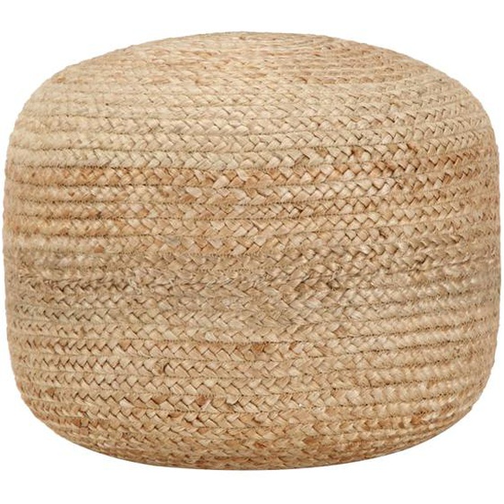 Pouf fait à la main 45 x 30 cm Jute