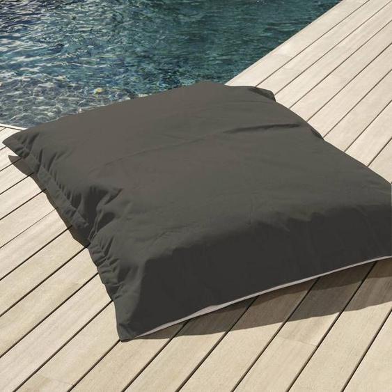 Pouf Géant XXL Déhoussable Flottant pour Piscine Deco Arts Gris Carbone