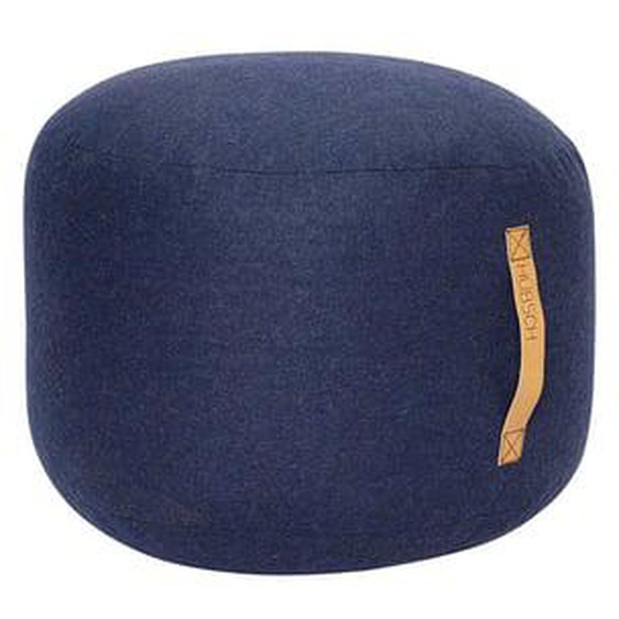 Pouf Mochi  en acrylique, cuir, nylon, polyester et laine