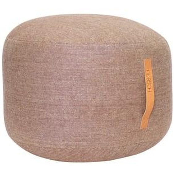 Pouf Mochi  en acrylique, cuir, nylon, polyester et laine